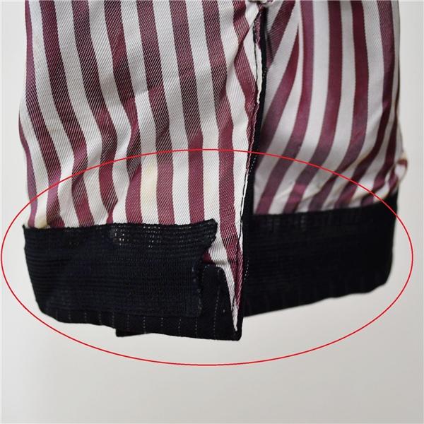 P.S.FA 2つボタン シングルスーツ L Y8 ブラック ストライプ ノータック 袖口4つ釦 本切羽 IC020252-09S 夏物 春夏 薄手 6XC047 | Perfect Suit FActory | 06