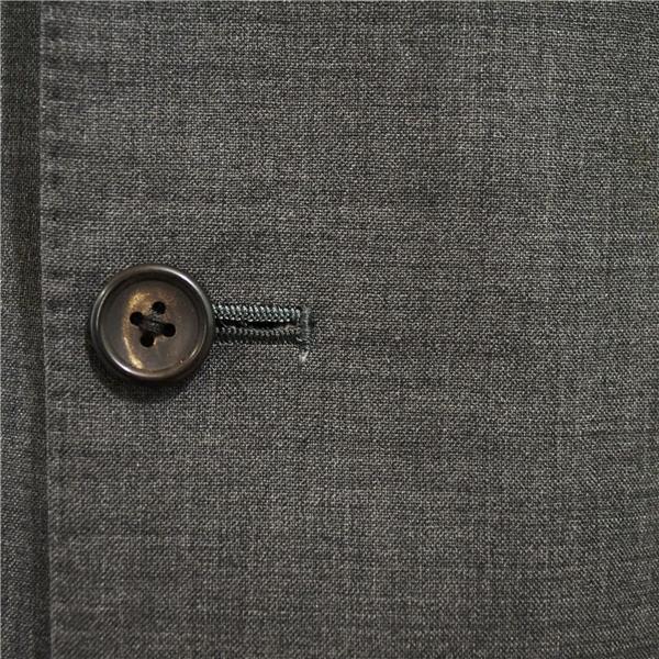 Jプレス 2つボタン シングルスーツ M AB5 ダークグレー ツータック 袖口4つ釦 開き見せ J.PRESS 7716370 夏物 春夏 薄手 6XC053 | J.PRESS | 02