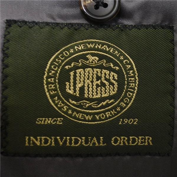 Jプレス 2つボタン シングルスーツ M AB5 ダークグレー ツータック 袖口4つ釦 開き見せ J.PRESS 7716370 夏物 春夏 薄手 6XC053 | J.PRESS | 03