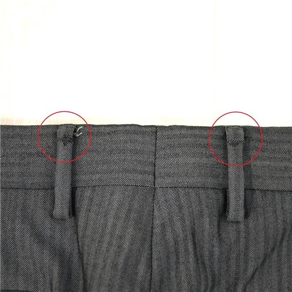 アローズ green label relaxing シルク混 2つボタン シングルスーツ M Y5 ダークグレー ストライプ ノータック 3121-199-1569 春秋 6XC057 | green label relaxing | 05