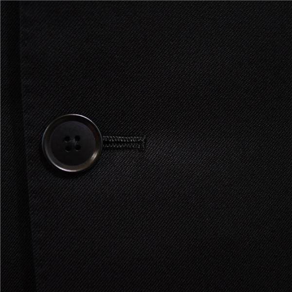 アローズ green label relaxing 伊製 REDA生地 2つボタン シングルスーツ M YA7 ブラック ノータック 3124-161-2104 合物 春秋 6XC058 | green label relaxing | 02