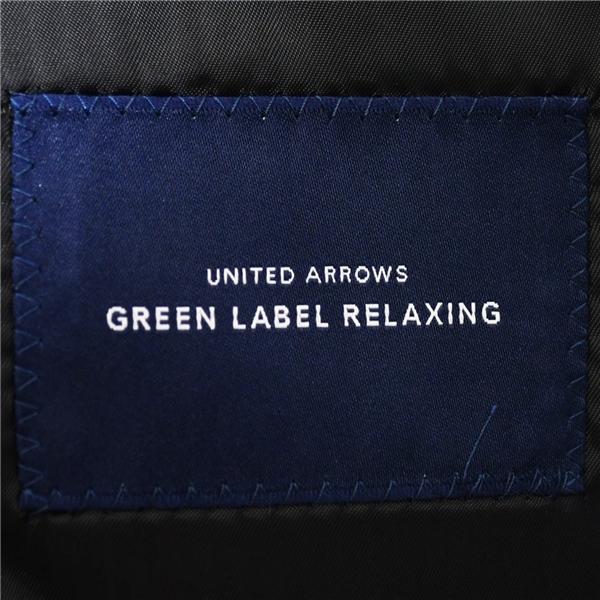 アローズ green label relaxing 伊製 REDA生地 2つボタン シングルスーツ M YA7 ブラック ノータック 3124-161-2104 合物 春秋 6XC058 | green label relaxing | 03