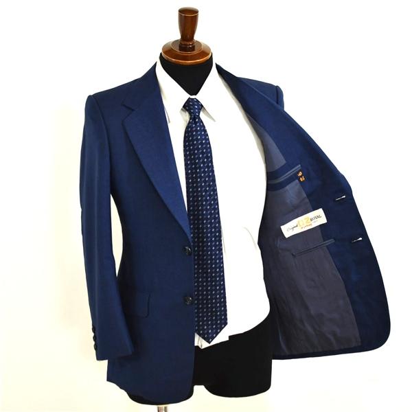 新品同様 未使用品 タグ付き Orijinal OZ ROYAL 2つボタン シングルスーツ S Y4 ダークネイビー ノータック 3425 夏物 春夏 薄手 6XC059 | ブランド登録なし | 01