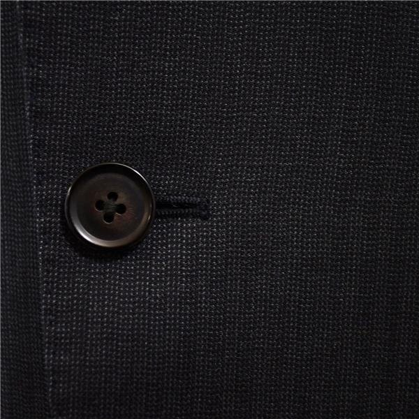 Begin 伊製 130's カシミヤ混生地 2つボタン シングルスーツ XL AB8 ダークネイビー ストライプ ノータック 176114 合物 春秋 6XC078 | ブランド登録なし | 02