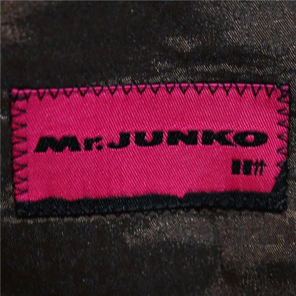 新品同様 未使用品 タグ付き Mr.JUNKO 2パンツ 2つボタン シングルスーツ M YA6 ブラック ノータック 本切羽 ASFJ1113 合物 春秋 6XC079 | ブランド登録なし | 03