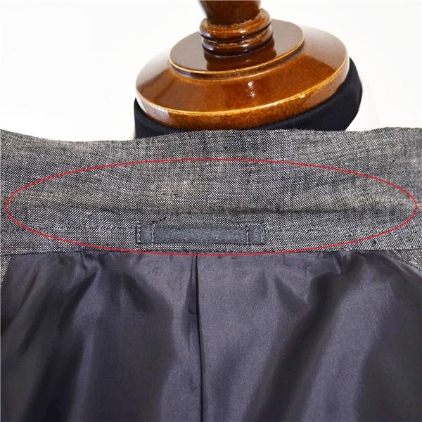 Pret a Porter 2つボタン シングルスーツ S A3 ダークグレー 杢 ノータック 袖口3つ釦 開き見せ 夏物 春夏 薄手 6XC085 | ブランド登録なし | 04