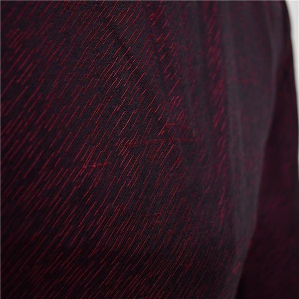 Pret a Porter 拝みボタン 1つボタン シングルスーツ S A3 ダークレッド ストライプ ノータック 開き見せ 夏物 春夏 6XC086 | ブランド登録なし | 06