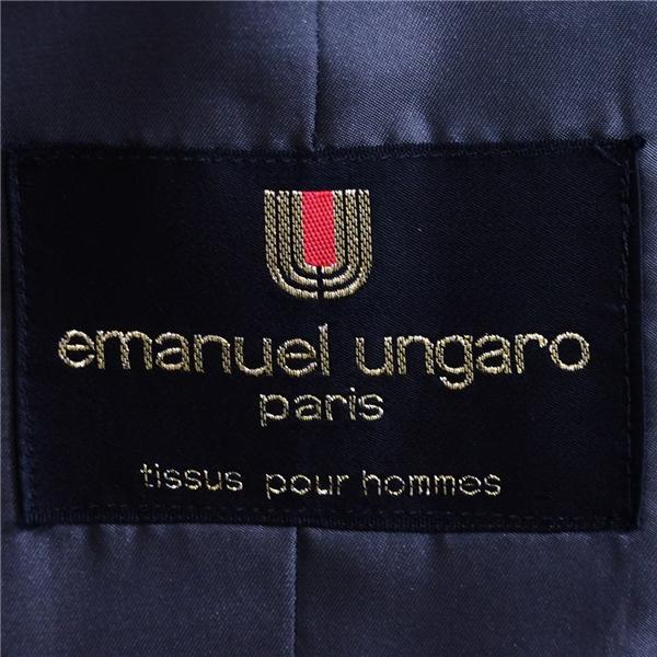 emanuel ungaro 3ピース 拝みボタン 1つボタン シングルスーツ S A3 ブラック ブラックスーツ 合物 春夏秋 6XC087 | ブランド登録なし | 04