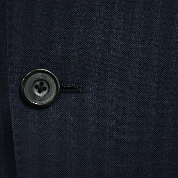 五大陸 英国製 ドーメル生地 2つボタン シングルスーツ M A6 ダークネイビー ストライプ SR-GR-IM-0134 夏物 春夏 薄手 gotairiku 6XD001 | gotairiku | 02