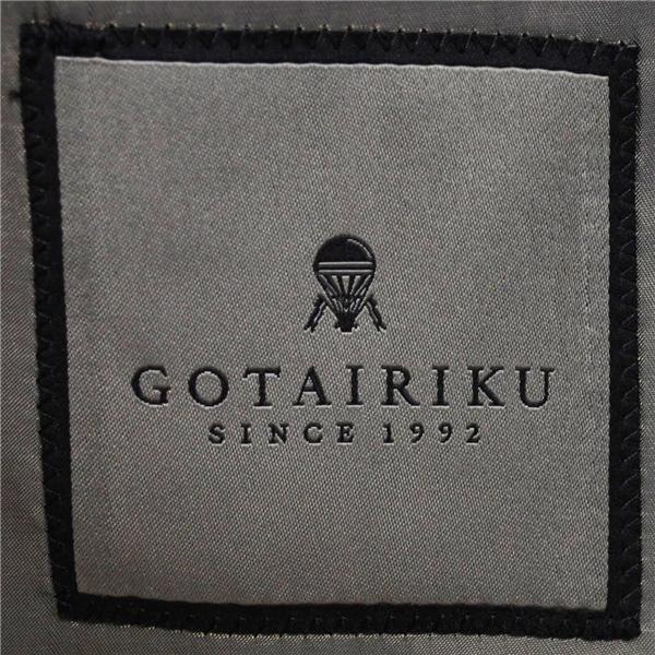 五大陸 英国製 ドーメル生地 2つボタン シングルスーツ M A6 ダークネイビー ストライプ SR-GR-IM-0134 夏物 春夏 薄手 gotairiku 6XD001 | gotairiku | 03