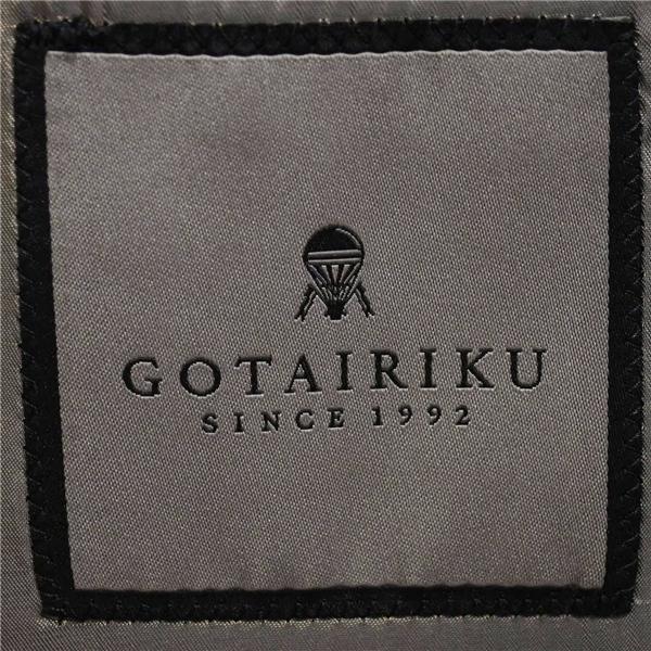 五大陸 英国製 ドーメル生地 2つボタン シングルスーツ M A6 ダークグレー SR-GR-NM-0235 合物 春秋 gotairiku 6XD002 | gotairiku | 03