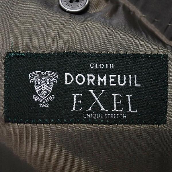 五大陸 英国製 ドーメル生地 2つボタン シングルスーツ M A6 ダークグレー SR-GR-NM-0235 合物 春秋 gotairiku 6XD002 | gotairiku | 04