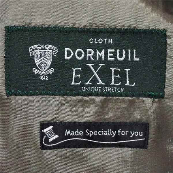 五大陸 英国製 ドーメル生地 2つボタン シングルスーツ M A6 ダークベージュ SR-GL-SM-0136 夏物 春夏 薄手 gotairiku 6XD004 | gotairiku | 04