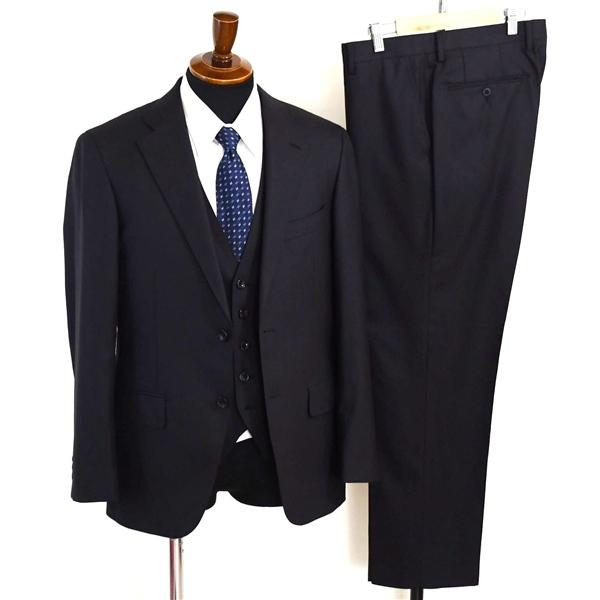 ONLY 3ピース 2つボタン シングルスーツ M A6 ダークグレー ノータック 袖口3つ釦 開き見せ 45622 合物 春秋 6XD007 | ONLY