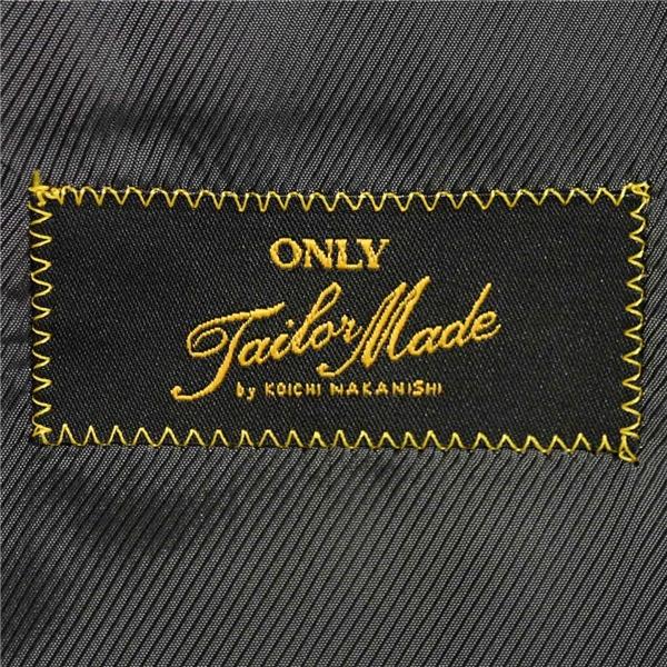 ONLY 3ピース 2つボタン シングルスーツ M A6 ダークグレー ノータック 袖口3つ釦 開き見せ 45622 合物 春秋 6XD007 | ONLY | 03