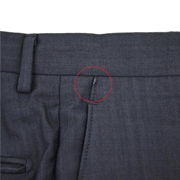 五大陸 2つボタン シングルスーツ S Y4 ダークグレー ストライプ ノータック 開き見せ SR-GO-HA-0105 夏物 春夏 gotairiku 6XD013 | gotairiku | 06