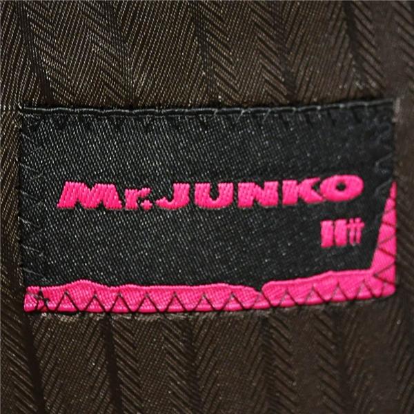Mr.JUNKO 2パンツ 2つボタン シングルスーツ M YA5 ブラック ストライプ ノータック 袖口4つ釦 本切羽 ASSJ1004 夏物 春夏 6XD018 | ブランド登録なし | 03