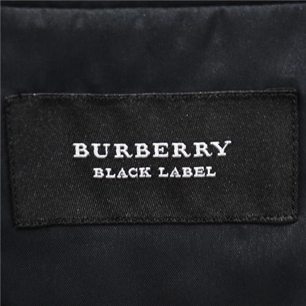 美品 バーバリー ブラックレーベル 100's生地 2つボタン シングルスーツ S Y4 ブラック ストライプ ノータック BMD18-506-09 春秋 6XD031 | BURBERRY BLACK LABEL | 03