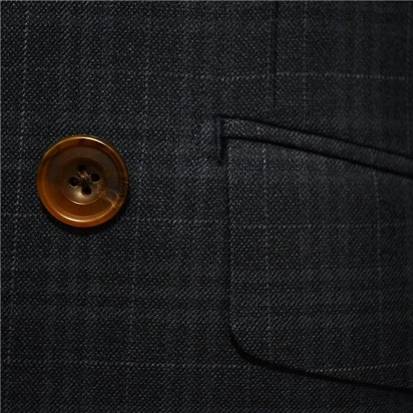 RICHARD JAMES 伊製 ゼニア生地 6つボタン シングルスーツ M Y5 ダークネイビー チェック ノータック RBS8901 合物 春秋 6XD040 | RICHARD JAMES | 02