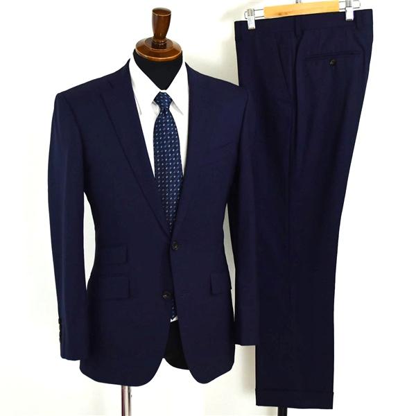 RICHARD JAMES 伊製 ゼニア生地 2つボタン シングルスーツ M YA5 ダークネイビー ノータック 本切羽 RBM241 合物 春秋 6XD041 | RICHARD JAMES