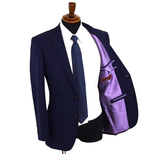 RICHARD JAMES 伊製 ゼニア生地 2つボタン シングルスーツ M YA5 ダークネイビー ノータック 本切羽 RBM241 合物 春秋 6XD041 | RICHARD JAMES | 01