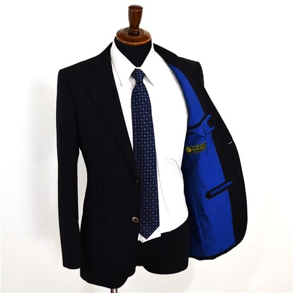 RICHARD JAMES 伊製 ロロピアーナ 120's生地 2つボタン シングルスーツ M Y5 ブラック ノータック RBF231 夏物 春夏 薄手 6XD042 | RICHARD JAMES | 01