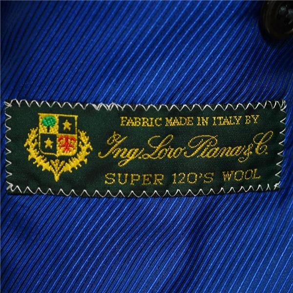 RICHARD JAMES 伊製 ロロピアーナ 120's生地 2つボタン シングルスーツ M Y5 ブラック ノータック RBF231 夏物 春夏 薄手 6XD042 | RICHARD JAMES | 04