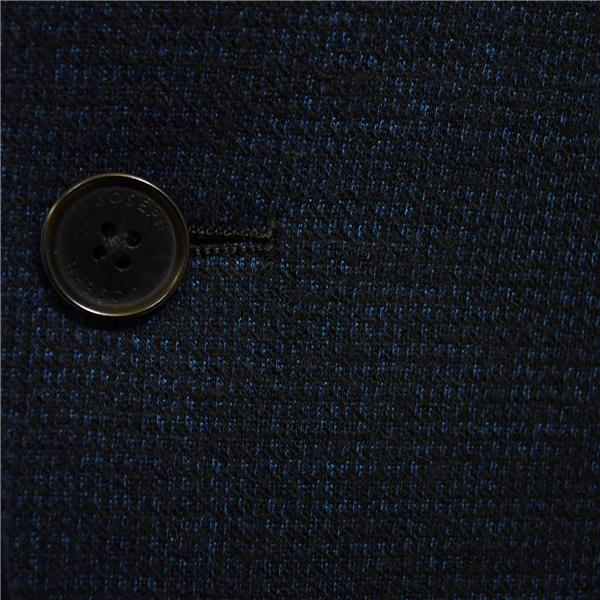 美品 JOSEPH HOMME 3ピース 2つボタン シングルスーツ M A5 ダークネイビー 千鳥格子 ノータック 631-5-CCP-JH-CW-0303 6XD044 | JOSEPH HOMME | 02