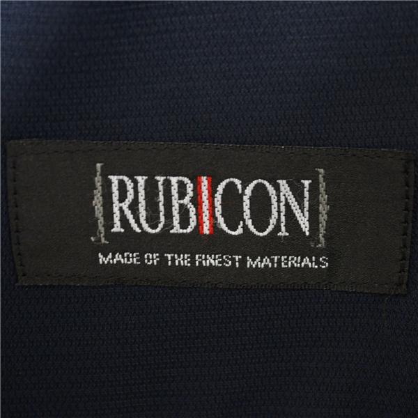 RUBICON 2パンツ 2つボタン シングルスーツ L AB7 ダークネイビー 袖口3つ釦 開き見せ 725315 夏物 春夏 薄手 6XD046 | ブランド登録なし | 03