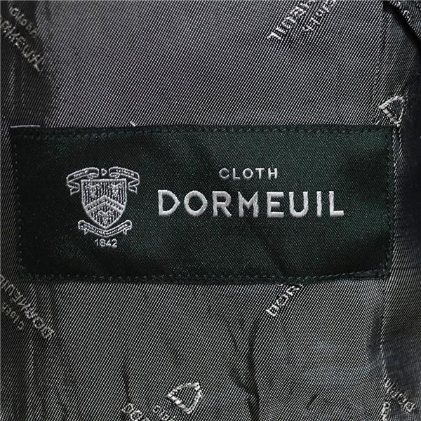 英国製 ドーメル シルク混 カシミヤ混 2つボタン シングルスーツ S A3 ブラック ストライプ ノータック 袖口4つ釦 開き見せ 春秋 6XD064 | DORMEUIL | 03