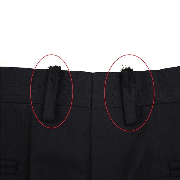 P.S.FA 2つボタン シングルスーツ M AB4 ブラック ストライプ ノータック 開き見せ PC911901D-09NHB-09 夏物 春夏 6XD088 | Perfect Suit FActory | 05