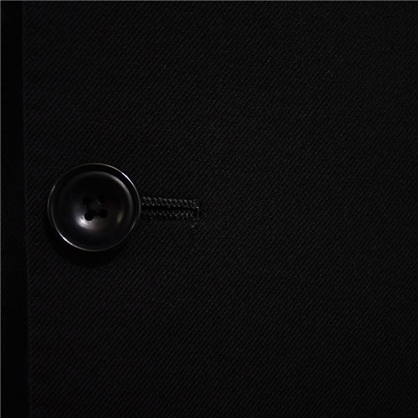 HILTON 伊製 グアベロ 130's生地 2つボタン シングルスーツ M YA7 ブラック ノータック アジャスターなし 195124 合物 春秋 6XD097 | HILTON | 02