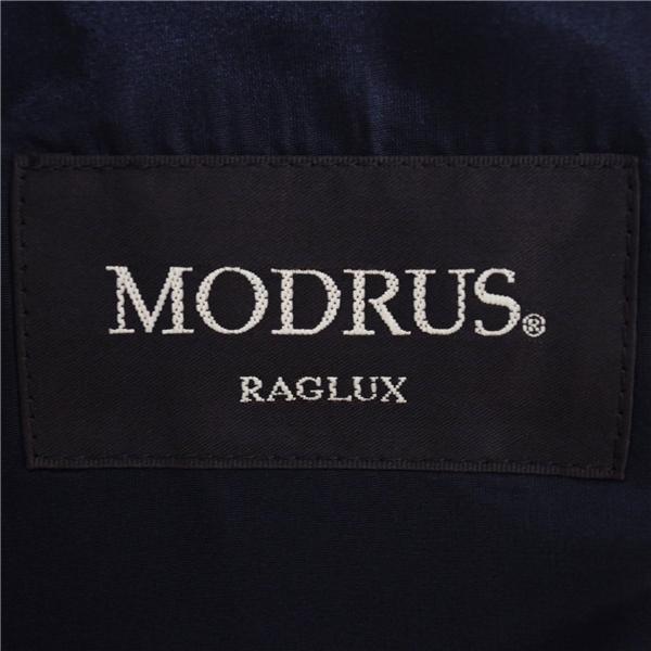 新品同様 未使用品 MODRUS モヘア混生地 2つボタン シングルスーツ M AB5 ブラック ストライプ 24838B 夏物 春夏 薄手 6XD141 | ブランド登録なし | 03