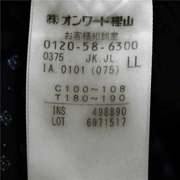 JOSEPH ABBOUD 3ピース 2つボタン シングルスーツ XL A8 ダークネイビー チェック ノータック  JK-JL-IA-0101 合物 春秋 6XD143 | ブランド登録なし | 04
