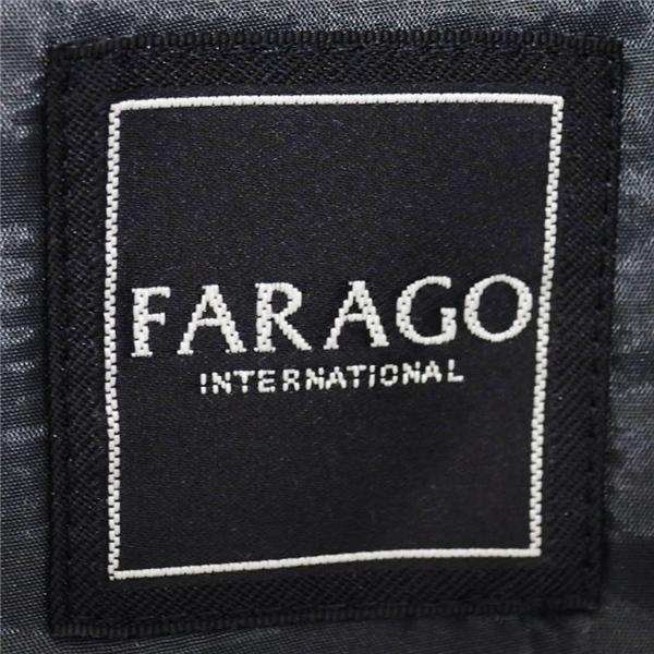 FARAGO 2パンツ 2つボタン シングルスーツ L BB6 ダークグレー ストライプ 袖口3つ釦 開き見せ 139112-14 夏物 春夏 薄手 6XD149 | ブランド登録なし | 03
