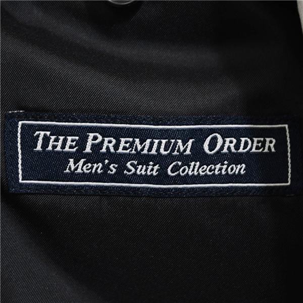 美品 THE PREMIUM ORDER 2つボタン シングルスーツ S YA3 ブラック ノータック 袖口3つ釦 開き見せ 146134 合物 春秋 6XD156 | ブランド登録なし | 03
