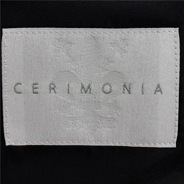 美品 CERIMONIA 3ピース 2パンツ 2つボタン シングルスーツ M YA5 ブラック グレー ノータック ブラックスーツ 216101 合物 春秋 6XD159 | ブランド登録なし | 03
