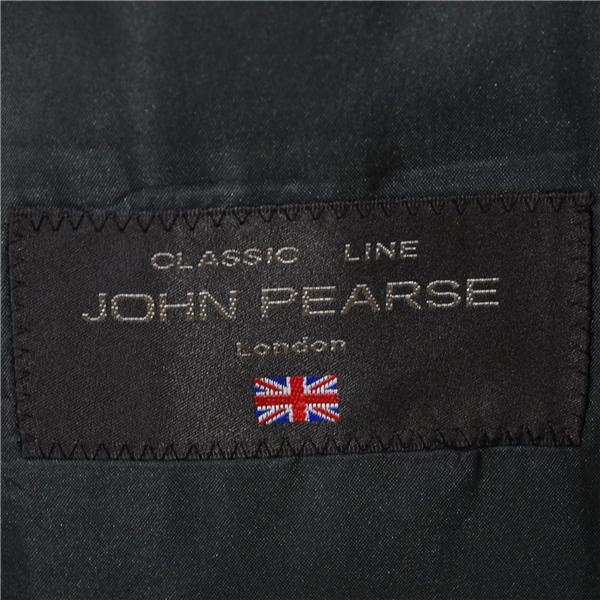 JIHN PEARSE 2パンツ 3つボタン シングルスーツ XL BB7 ダークグレー ストライプ 袖口4つ釦 開き見せ 116114-11 夏物 春夏 薄手 6XD167 | ブランド登録なし | 03