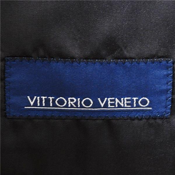 VITTORIO VENETO 2パンツ 2つボタン シングルスーツ XL BB7 ブラック ストライプ 袖口4つ釦 開き見せ DY18AW021AB 合物 春秋 6XD181 | ブランド登録なし | 03