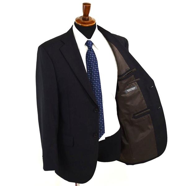 dezert homme 2つボタン シングルスーツ L AB7 ブラック マイクロチェック 袖口4つ釦 開き見せ 471807-12 合物 春秋 6XE008 | ブランド登録なし | 01