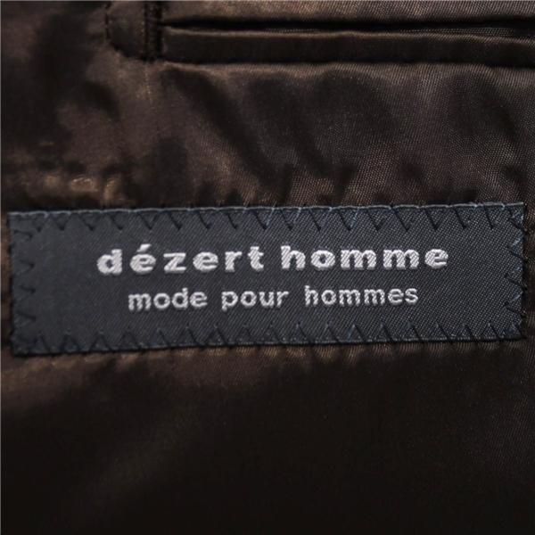 dezert homme 2つボタン シングルスーツ L AB7 ブラック マイクロチェック 袖口4つ釦 開き見せ 471807-12 合物 春秋 6XE008 | ブランド登録なし | 03