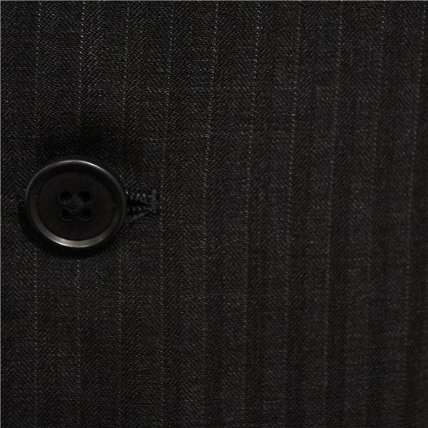 VITTORIO VENNETON 2パンツ 2つボタン シングルスーツ XL BB7 ダークグレー ストライプ 開き見せ 471807-12 合物 春秋 6XE009 | ブランド登録なし | 02