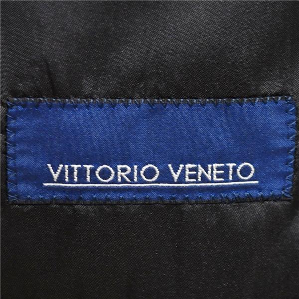 VITTORIO VENNETON 2パンツ 2つボタン シングルスーツ XL BB7 ダークグレー ストライプ 開き見せ 471807-12 合物 春秋 6XE009 | ブランド登録なし | 03