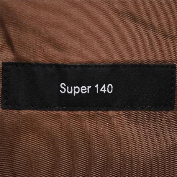 HUGO BOSS Super140's生地 3つボタン シングルスーツ XL AB9 ダークネイビー ストライプ ヒューゴボス 44823/120 夏物 春夏 6XE045 | HUGO BOSS | 04