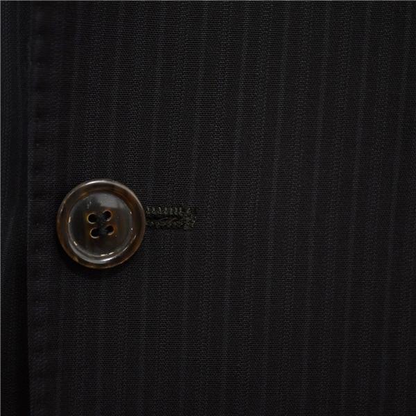 HUGO BOSS Super130's生地 2つボタン シングルスーツ XL AB9 ブラック ストライプ ノータック 46486-080 合物 春秋 6XE046 | HUGO BOSS | 02