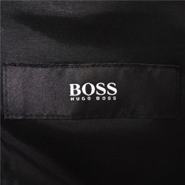 HUGO BOSS 2つボタン シングルスーツ XL AB9 ブラック ストライプ 袖口4つ釦 開き見せ ヒューゴボス 50119639 合物 春秋 6XE047 | HUGO BOSS | 03