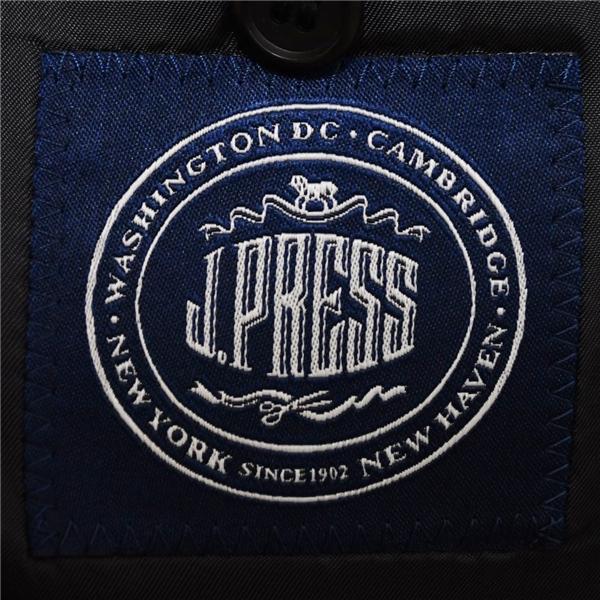 Jプレス 2つボタン シングルスーツ M AB5 ダークネイビー ストライプ 袖口4つ釦 開き見せ  J.PRESS 3JR-963 合物 春秋 6XE086 | J.PRESS | 03