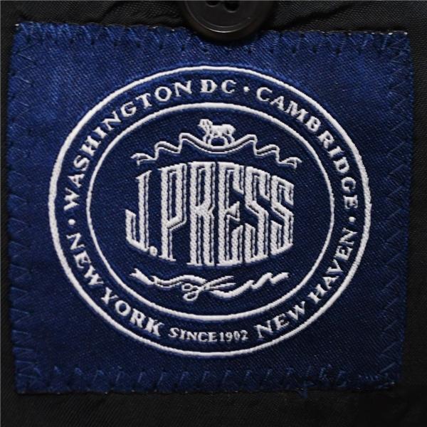 Jプレス モヘア混生地 2つボタン シングルスーツ M AB5 ブラック ストライプ 袖口4つ釦 開き見せ  J.PRESS 2DR-1925 夏物 春夏 6XE089 | J.PRESS | 03