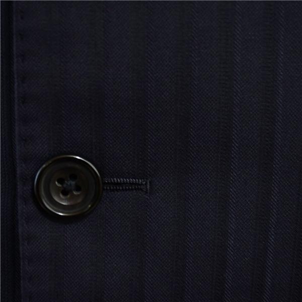 アダムスジャグラー ダンヒル 2つボタン シングルスーツ L AB6 ダークネイビー ストライプ  adamsJUGGLER dunhill 夏物 春夏 6XE092 | dunhill | 02