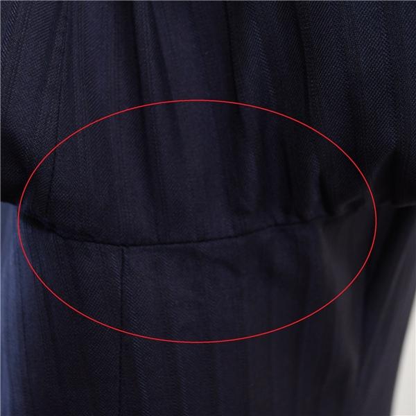 アダムスジャグラー ダンヒル 2つボタン シングルスーツ L AB6 ダークネイビー ストライプ  adamsJUGGLER dunhill 夏物 春夏 6XE092 | dunhill | 05